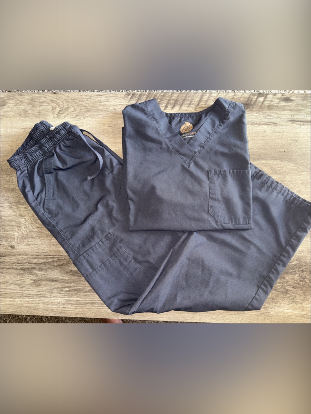 Men's Grey Scrub Set Sanibel